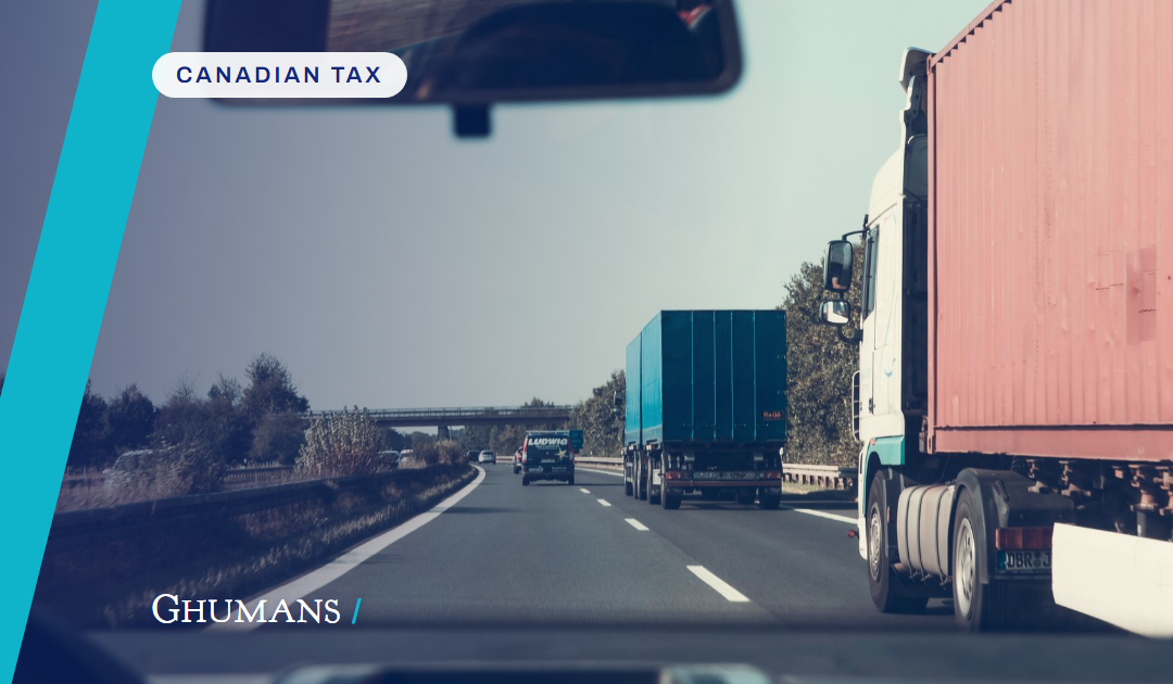 Meal expenses of long-haul truck drivers