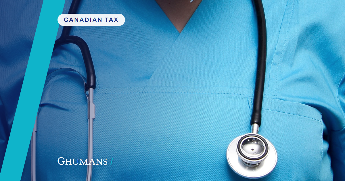 Salary or dividends for an incorporated physician
