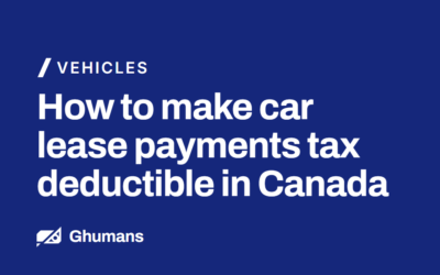 How to Make Car Lease Payments Tax Deductible in Canada