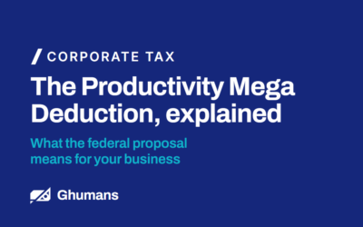 The Productivity Mega Deduction, Explained