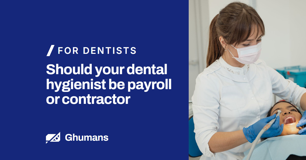 Blog featured image: Should your dental hygienist be payroll or contractor Should your dental hygienist be payroll or contractor