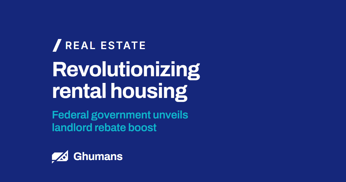 Blog featured image: Revolutionizing rental housing Revolutionizing rental housing. Federal government unveils landlord rebate boost